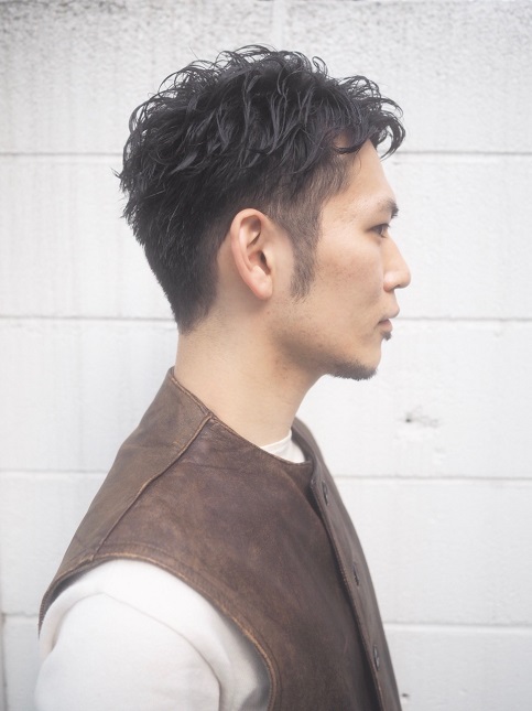 MEN`S ショート クール系パーマスタイル